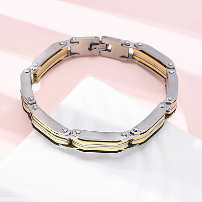 304 браслеты-цепочки из нержавеющей стали для женщин и мужчин, ионное покрытие (ip)