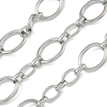 304 цепи овальные из нержавеющей стали, несварные, с катушкой