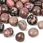 Natural Rhodonite Beads, Tumbled Stone, Nuggets, No Hole/Undrilled, Vase Filler Gems/Undrilled, Vase Filler Gems