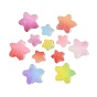 Имитация конфет в стиле пищевых продуктов из смолы кабошоны, звезда, градиент цвета