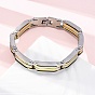 304 браслеты-цепочки из нержавеющей стали для женщин и мужчин, ионное покрытие (ip)