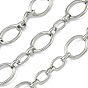 304 цепи овальные из нержавеющей стали, несварные, с катушкой