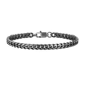 Stainless Steel Curb Chain Bracelets