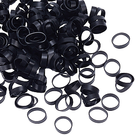 200шт. силиконовых кабельных стяжек, для наушников-вкладышей, телефонов, управления накруткой проводов