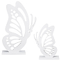 2 Décorations décoratives en bois de papillons (pièces), pour bureau à domicile