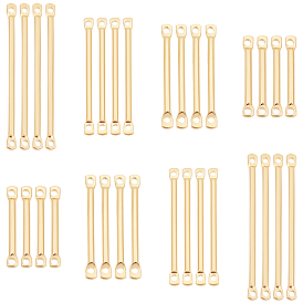 80шт. 4 стили латунные соединительные стержни, разъем прелести, придерживаться