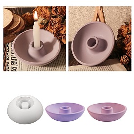 Bowl Shape Silicone Candle Holder Molds, Candlesticks Molds, for UV Resin, Epoxy Resin Craft Making