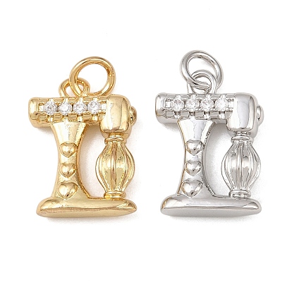 Латунные микро проложить кубического циркония подвески, швейные машины, без кадмия и без свинца, стойки покрытие, долговечный, с целью перехода в кольце