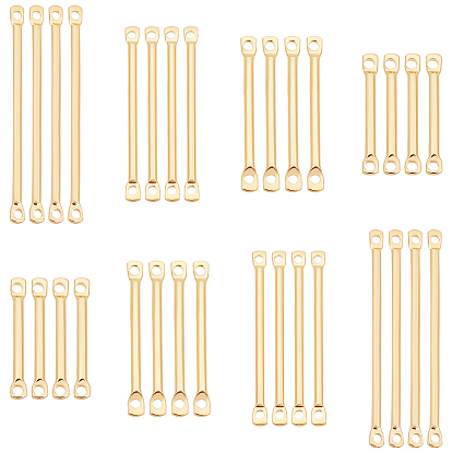 80шт. 4 стили латунные соединительные стержни, разъем прелести, придерживаться