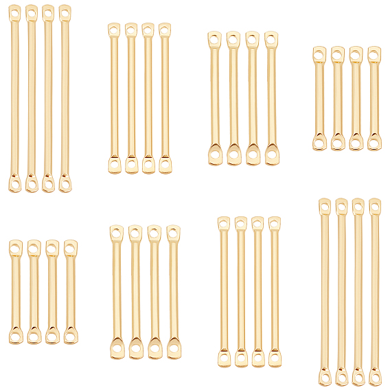 80шт. 4 стили латунные соединительные стержни, разъем прелести, придерживаться