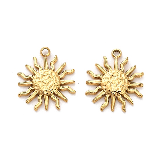 304 подвески из нержавеющей стали, очарование солнца, ионное покрытие (ip)