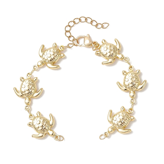 Океан 304 изготовление браслета из нержавеющей стали с цепочкой в виде черепахи, с 304 из нержавеющей стали Lobster Claw застежками