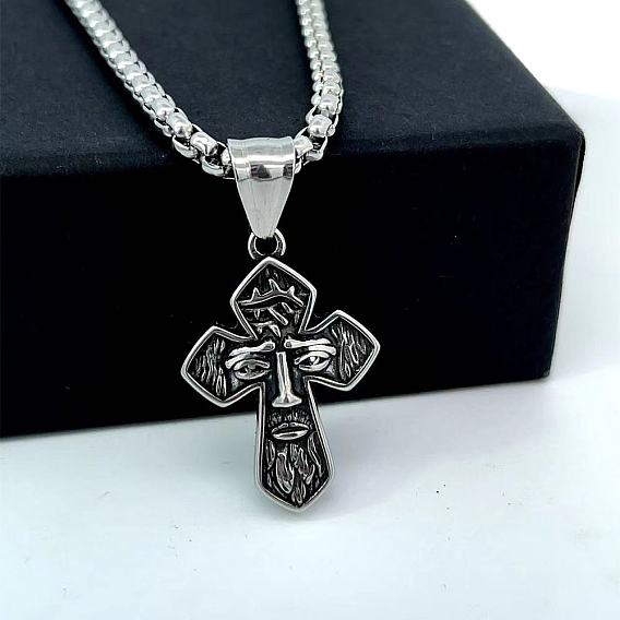 Древнегреческая мифология 304 подвеска из нержавеющей стали с изображением Иисуса Христа, панк-ожерелье для мужчин