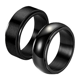 Rotating Ring, Smooth Stainless Steel Ring