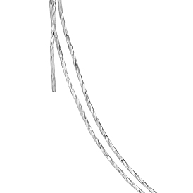 50см 925 проволока из стерлингового серебра, круглые, 