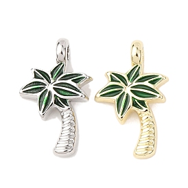 Подвески из эмали и сплава, кокосовая пальма