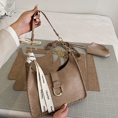 Наборы сумок на плечо своими руками, наборы для изготовления сумок крючком, включая материалы сумки из искусственной кожи