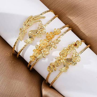 Латунь манжеты браслеты, браслеты с крутящим моментом для женщин, стойки покрытие, без кадмия и без свинца, прочное покрытие