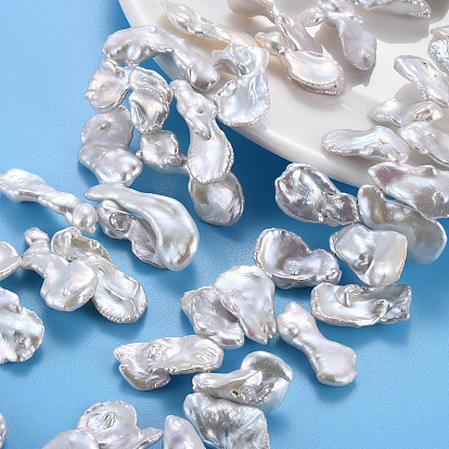 Природные Кеши жемчуг пряди, культивированный пресноводный жемчуг, самородки