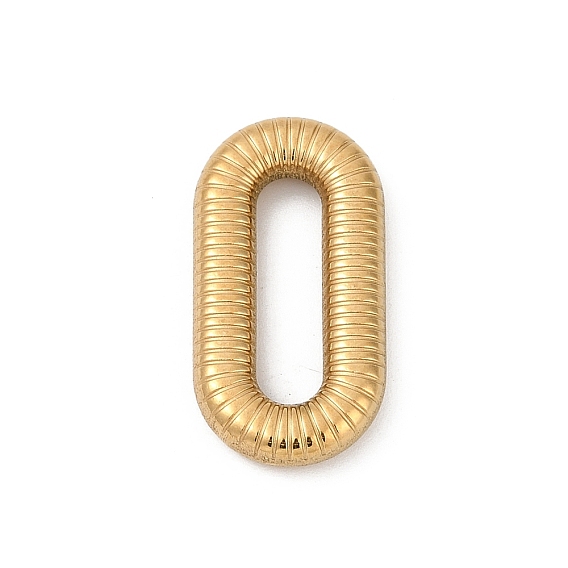 304 нержавеющей стали связывающий кольца, ионное покрытие (ip), овальные