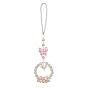 Acrylic Butterfly Heart Pendant Decorations, for Car Hanging Ornaments