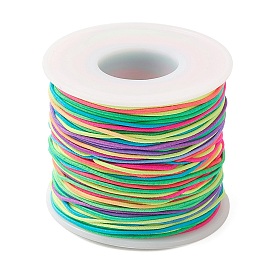 Cordon élastique rond en polyester, cordon élastique réglable, avec bobine