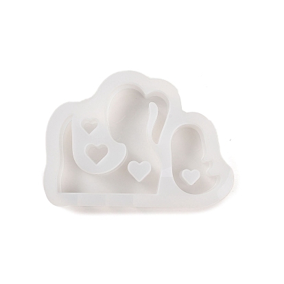 Moules de statue de buste en silicone, décoration pour bébé et maman, bricolage, silhouette, moules de résine, pour sculpture demi-corps en résine uv, fabrication artisanale de résine époxy, pour la fête des mères