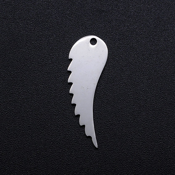 201 Stainless Steel Charms, Wing