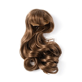 Pp пластиковая длинная волнистая вьющаяся прическа кукла парик волосы, для поделок девушки bjd makings аксессуары