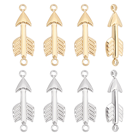 8шт 2 цвета 304 подвески из нержавеющей стали, стрелка