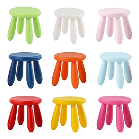 Miniature Plastic Ob11 Mini Stool Chair, for Dollhouse Accessories Pretending Prop Decorations