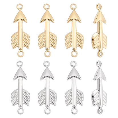 8шт 2 цвета 304 подвески из нержавеющей стали, стрелка