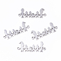 201 Stainless Steel Links Connectors, Laser Cut, Family