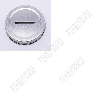 12pcs couvercles de tirelire en fer blanc, couvercle de pot Mason