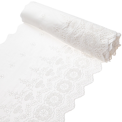5 ярдов хлопчатобумажной кружевной отделки, для поделки скрапбукинг подарочная упаковка лента, аксессуары для одежды, полый цветочный узор