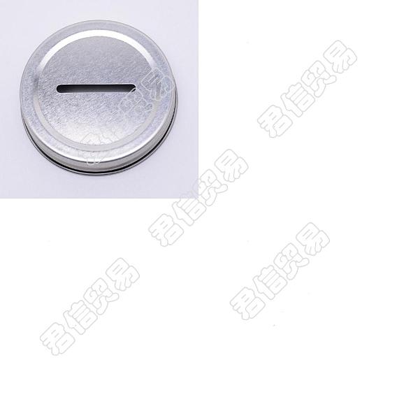 12Stück Weißblech-Münzschlitzdeckel, Einmachglasdeckel