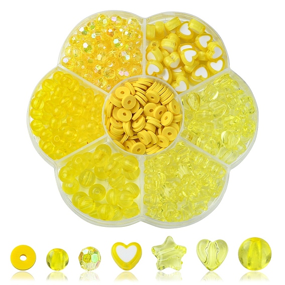 Набор для поиска ювелирных изделий своими руками из бусинок из акрила и полимерной глины