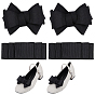 4 шт. 2 стили банты тесьма лента украшения для обуви, съемные пряжки для обуви