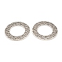 Tibetan Style Alloy Linking Rings, Cadmium Free & Nickel Free & Lead Free, 50x1mm, Hole: 29.5mm, about 225~228pcs/1000g