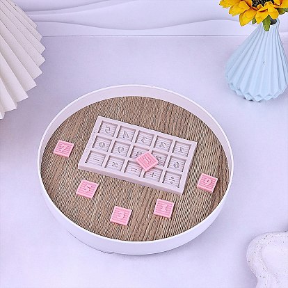 Food Grade DIY Silicone Molds, Number Fondant Molds, Resin Casting Molds, for Chocolate, Candy, UV Resin & Epoxy Resin Craft Making