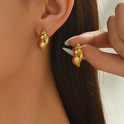 304 серьги-гвоздики из нержавеющей стали для женщин, диван