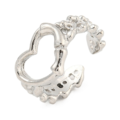 Anillos de aleación para mujer, corazón