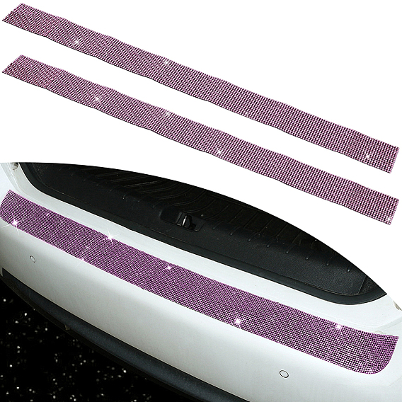 2шт. смоляные стразы, клейкие противоскользящие наклейки на автомобильные двери