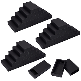 70Pcs Kraft Paper Folding Boxes, Drawer Boxes, Rectangle