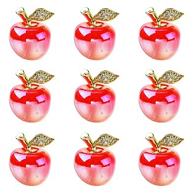 Подвески из легированной смолы, яблоко, AB цвет