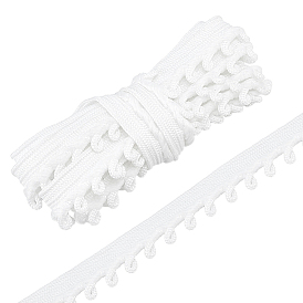 10M Polyester Lace Trim, for Doll Clothes, Sewing Craft Supplies