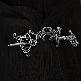 Alloy Hair Forks, Viking Hair Accessories for Women