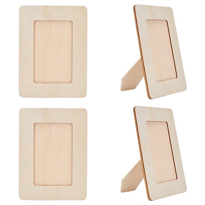 Wood Photo Frame Stands, Rectangle