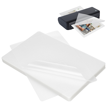 100 шт. пластиковая пленка для ламинирования пакетов, фотозащитные листы, для горячего ламинатора