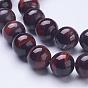 Natural Red Tiger Eye Beads Strands, Round